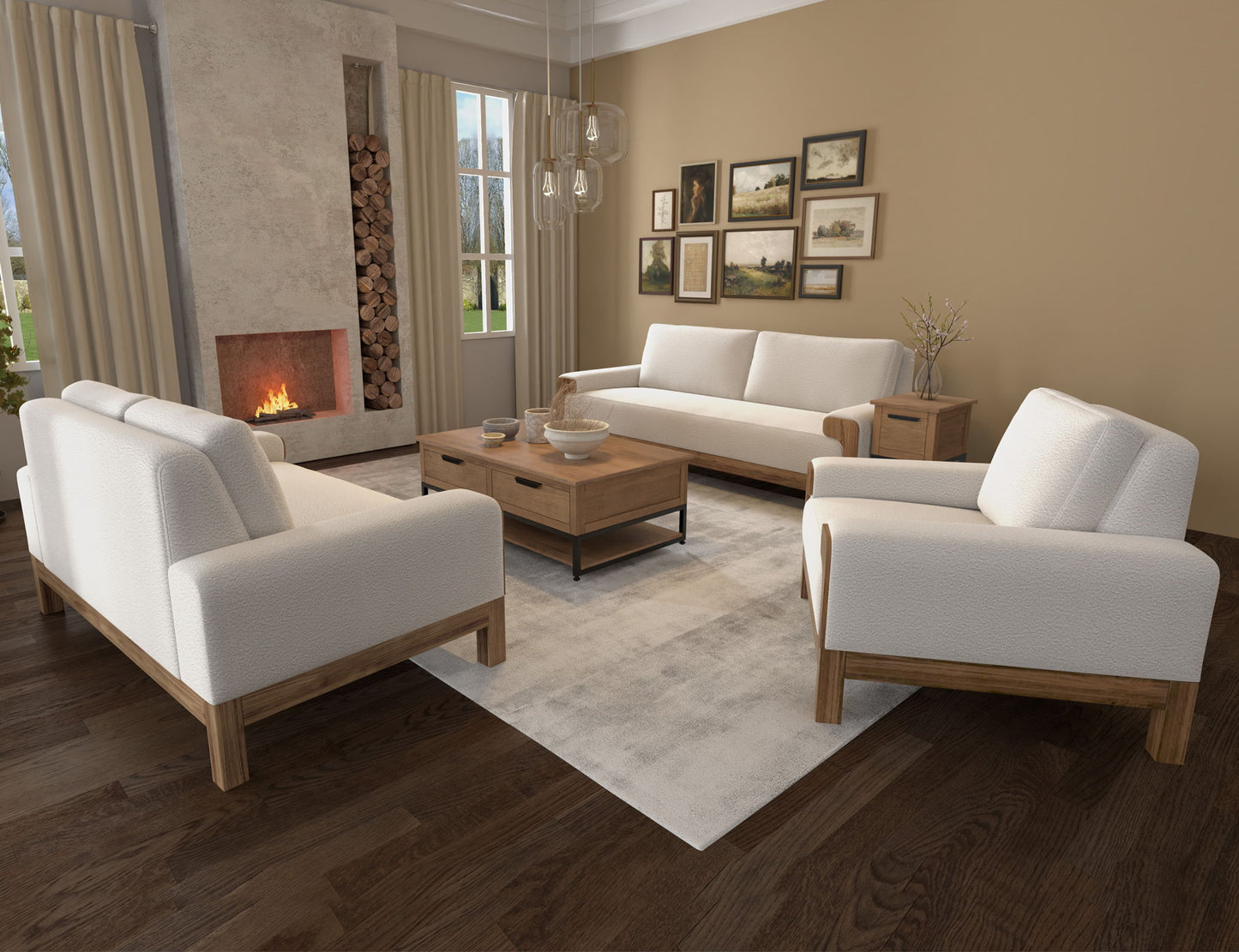 Sedona - Sofa - Light Cream