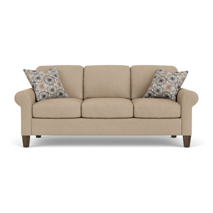 Moxy - Fabric Sofa, Curved Sock Arms