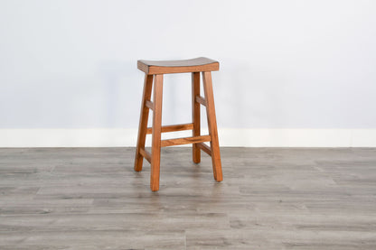 Sedona - Saddle Seat Stool With Wood Seat