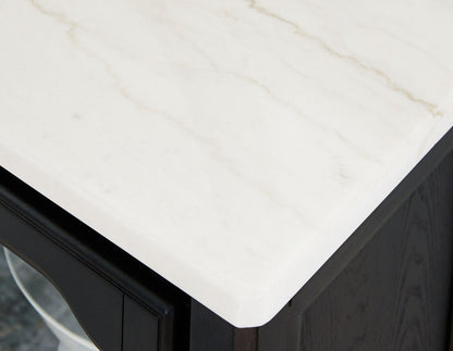 Welltern - Dining Room Server - White / Black