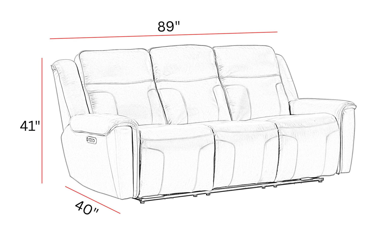 Atlantis - Reclining Sofa Set