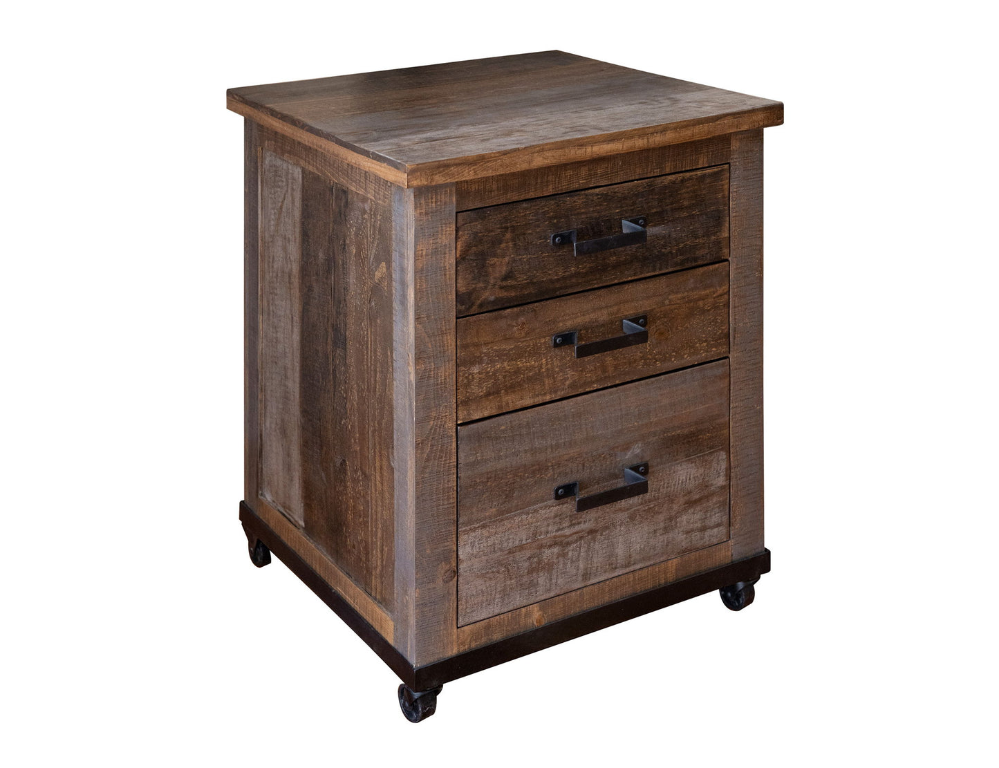 Loft - File Cabinet - Two Tone Gray / Brown