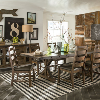 Taos - Dining Table - Canyon Brown