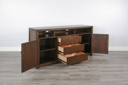 Homestead - 66" TV Console - Tobacco Leaf
