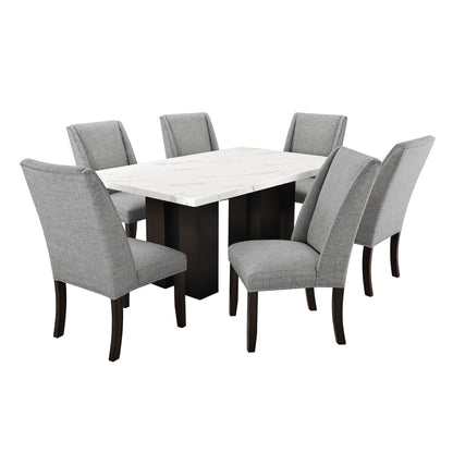Faust - Dining Chair (Set of 2) - Gray
