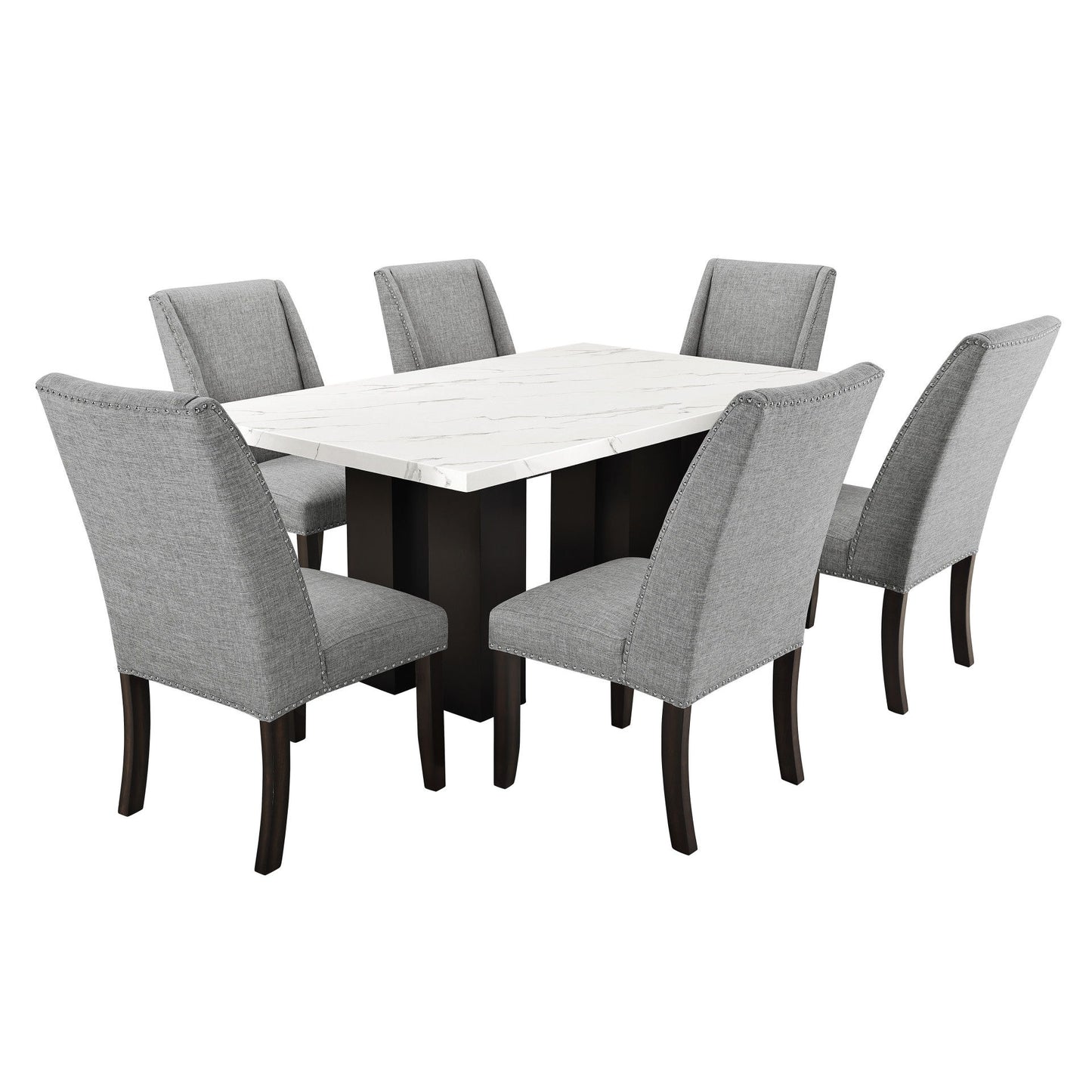 Faust - Dining Chair (Set of 2) - Gray