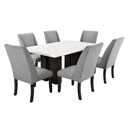 Faust - Dining Chair (Set of 2) - Gray