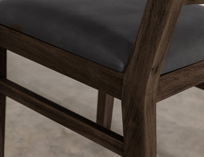 Balam - Chair (Set of 2) - Oil Black