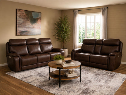 Walker - Power Reclining Loveseat With Console, Power Headrest & Lumbar
