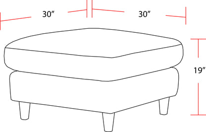 Vogue - Ottoman - Farlo Chalk