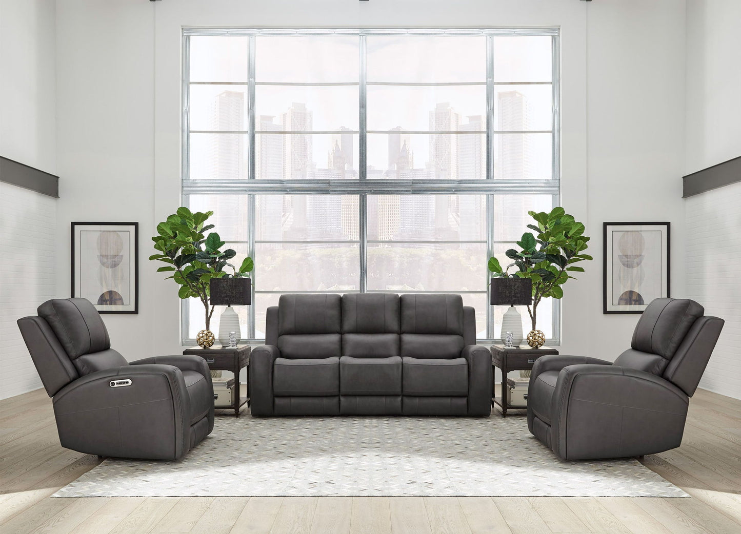 Belmont - Zero Gravity Power Reclining Living Room Set