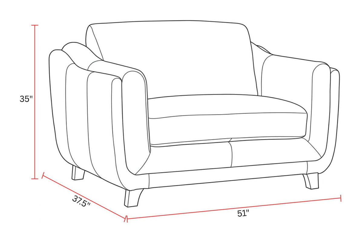 Hayden - Stationary Chair And A Half With Ottoman - Renaissance Marigold
