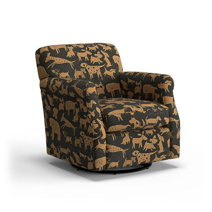 Mabel - Fabric Swivel Chair