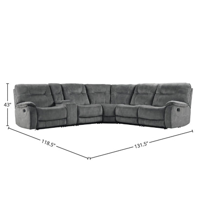 Cooper - Modular Manual Reclining Sectional