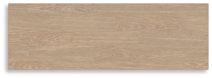 Purlaney - Large Dining Room Bench - Antique White / Natural