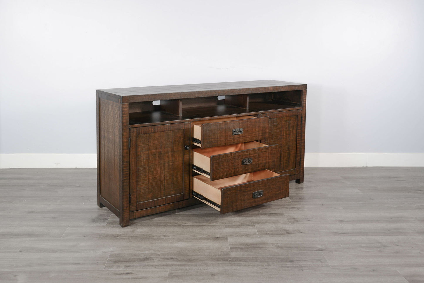 Homestead - 66" TV Console - Tobacco Leaf