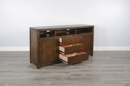 Homestead - 66" TV Console - Tobacco Leaf