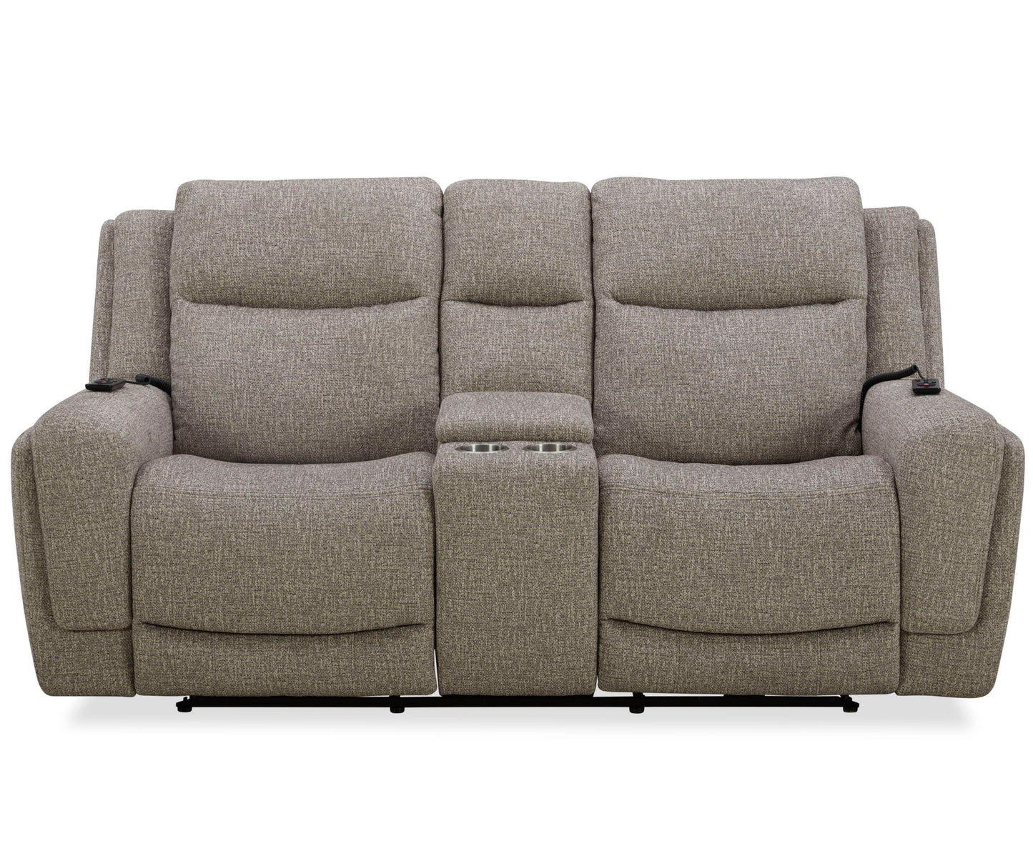 Penfield - Power Zero G Console Loveseat With Heat, Massage & Speaker P3 - Frappe