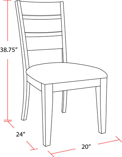 Cedar Fork - Dining Dining Chair (Set of 2) - Smoked Arabica