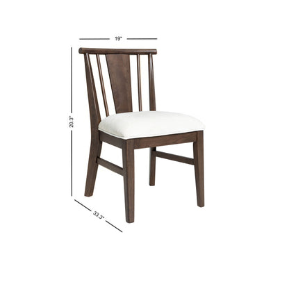 West End - Spindle Chair With Ivory Seat