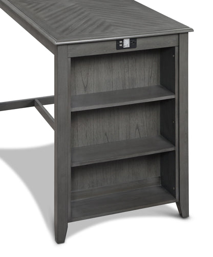 Amy - 60" Counter Table & Chairs With Storage