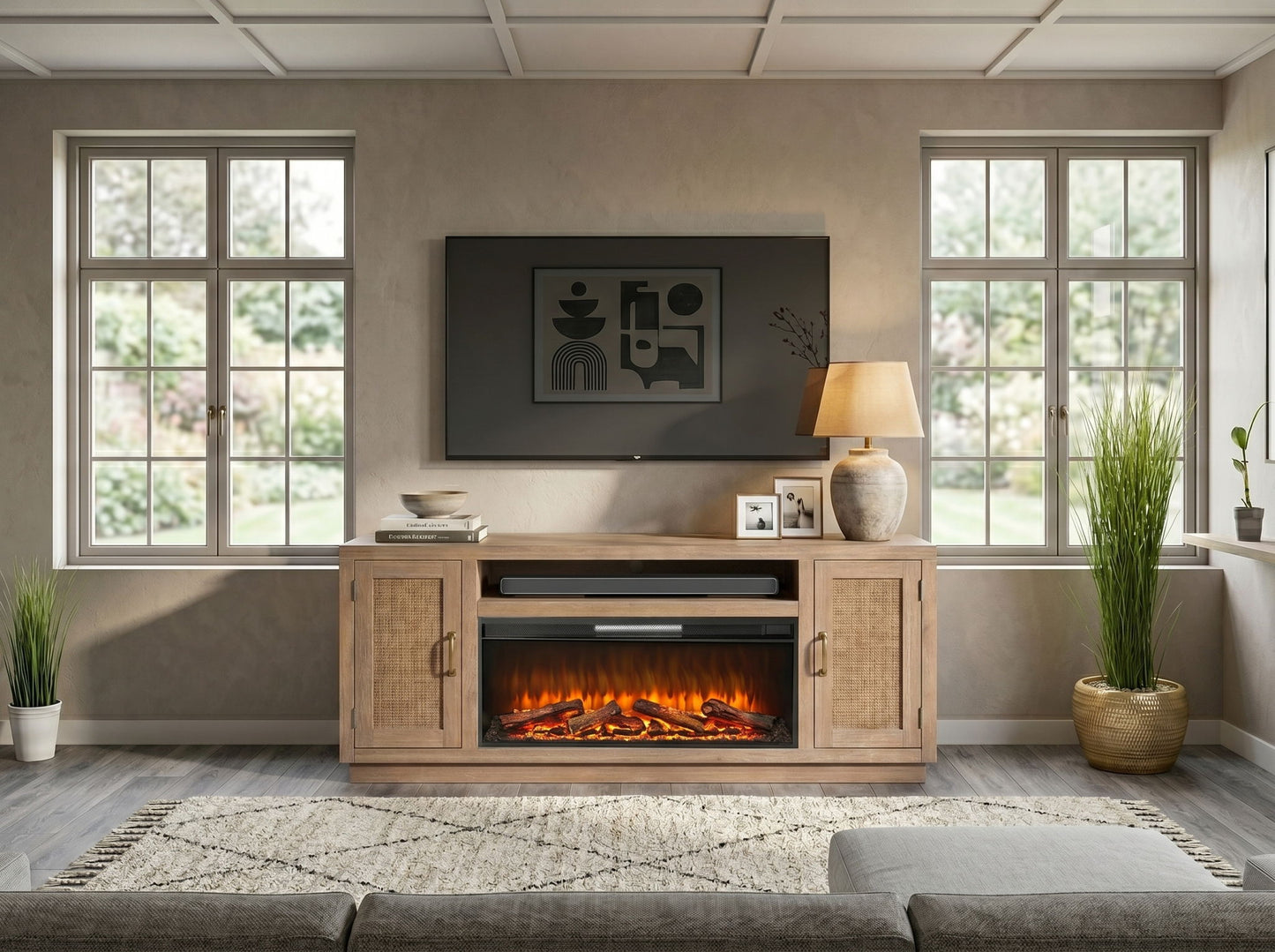 Media Console - Oak Grove