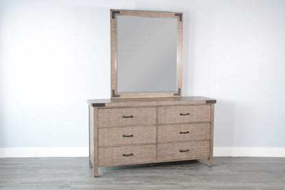 Desert Rock - Mirror - Light Brown