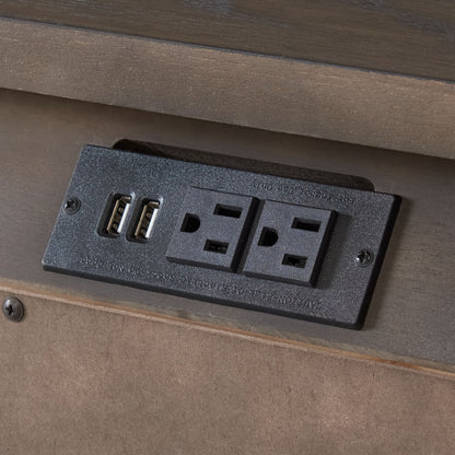 Preston - Nightstand - Weathered Vintage Oak