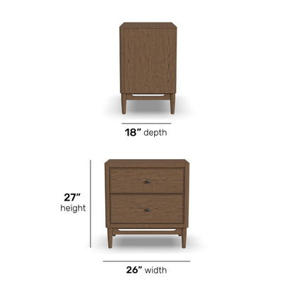Verona - Nightstand - Dark Brown