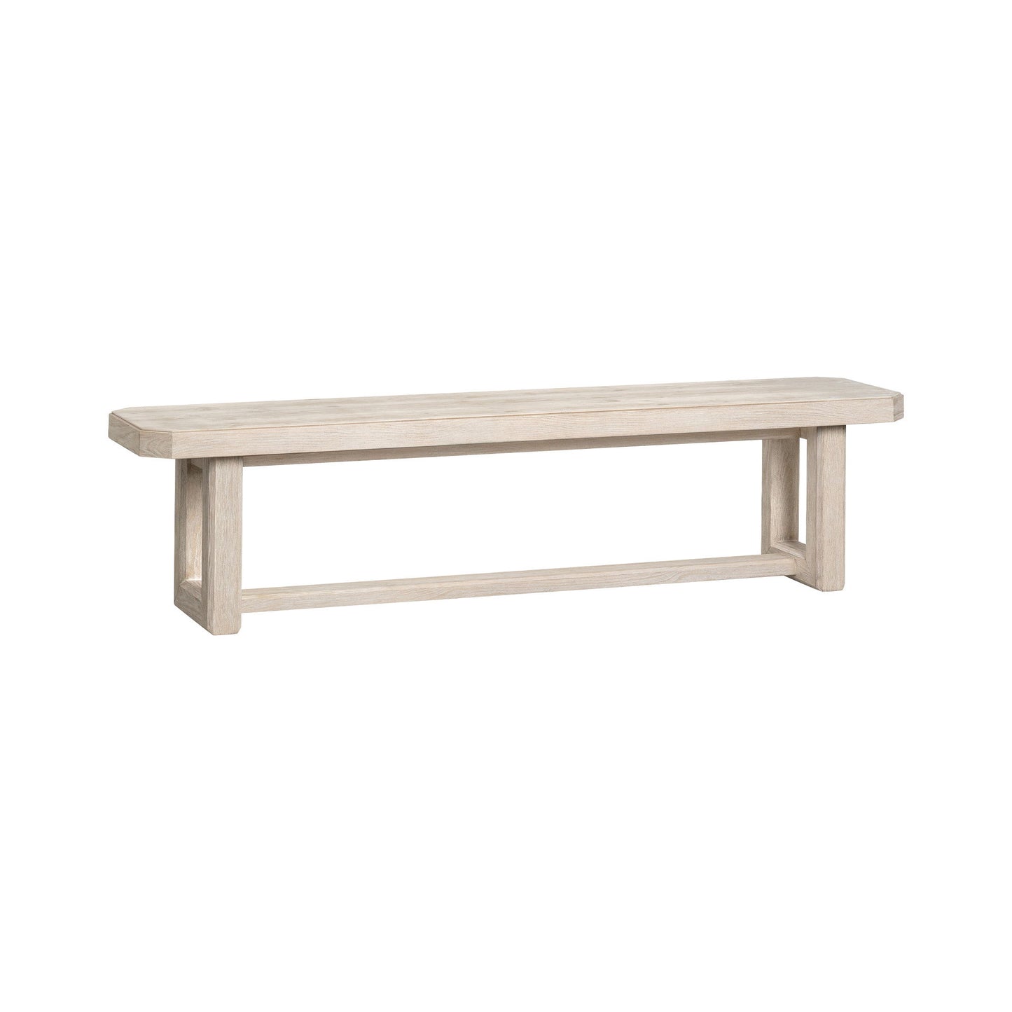 Carlson - Backless Bench - Washed Linen