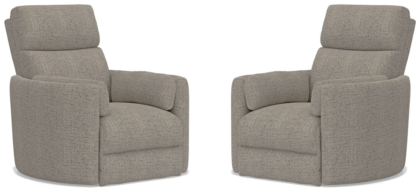 Radius - Manual Swivel Recliner (Set of 2)