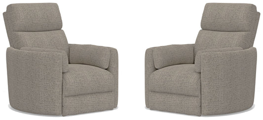 Radius - Manual Swivel Recliner (Set of 2)