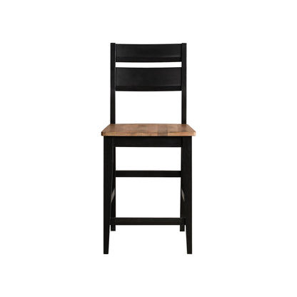 Austin - Panel Stool - Natural Mango Wood