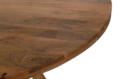 Crossings - Downtown Round Dining Table With 4 Upholstered Chairs - Amber & Dark Gray