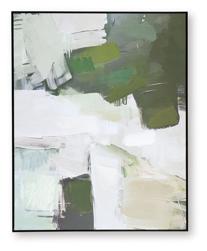 Vinick - Wall Art - Green / Gray / White