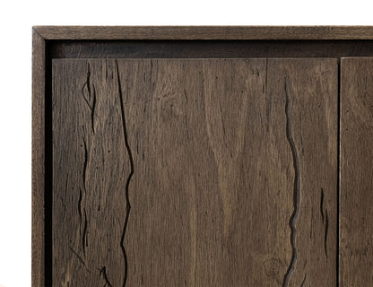 Savia - 2 Door Wood TV Stand - Brown