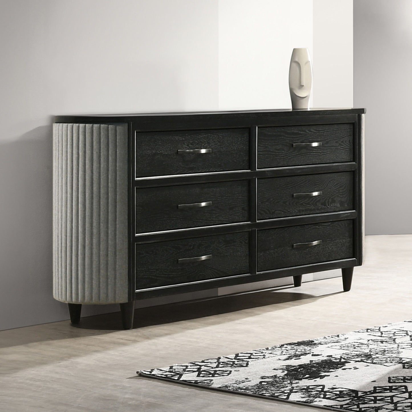 Skyline - 6 Drawer Dresser - Onyx