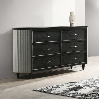 Skyline - 6 Drawer Dresser - Onyx