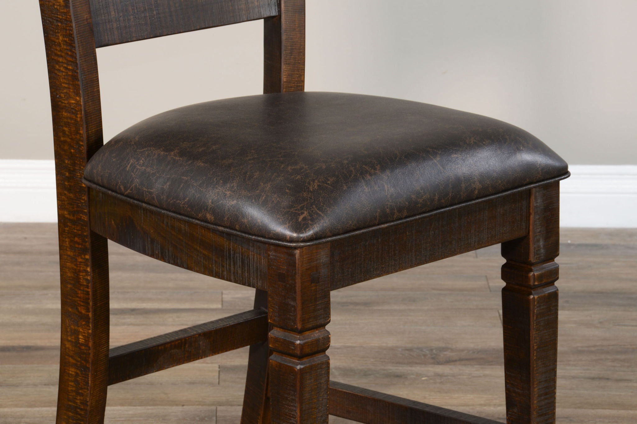 Sunny Designs Homestead Ladderback Barstool - Thumbnail 4