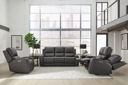 Belmont - Power Zero Gravity Tilt Console Loveseat P3