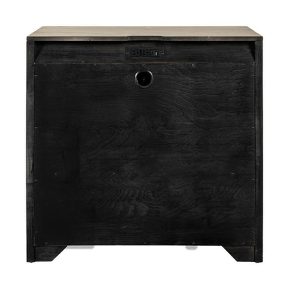 Proximity Place - Bedside Chest With Charging Station - Barley Buff