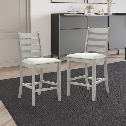 Pascal - Ladderback Counter Chair (Set of 2)