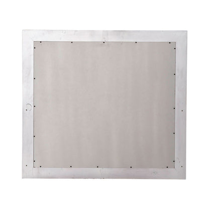 River Place - Mirror - Riverstone White & Tobacco