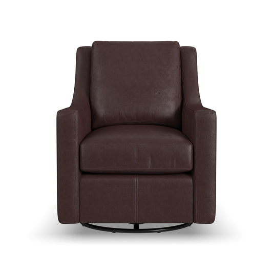 Murph - Leather Stationary Swivel Chair