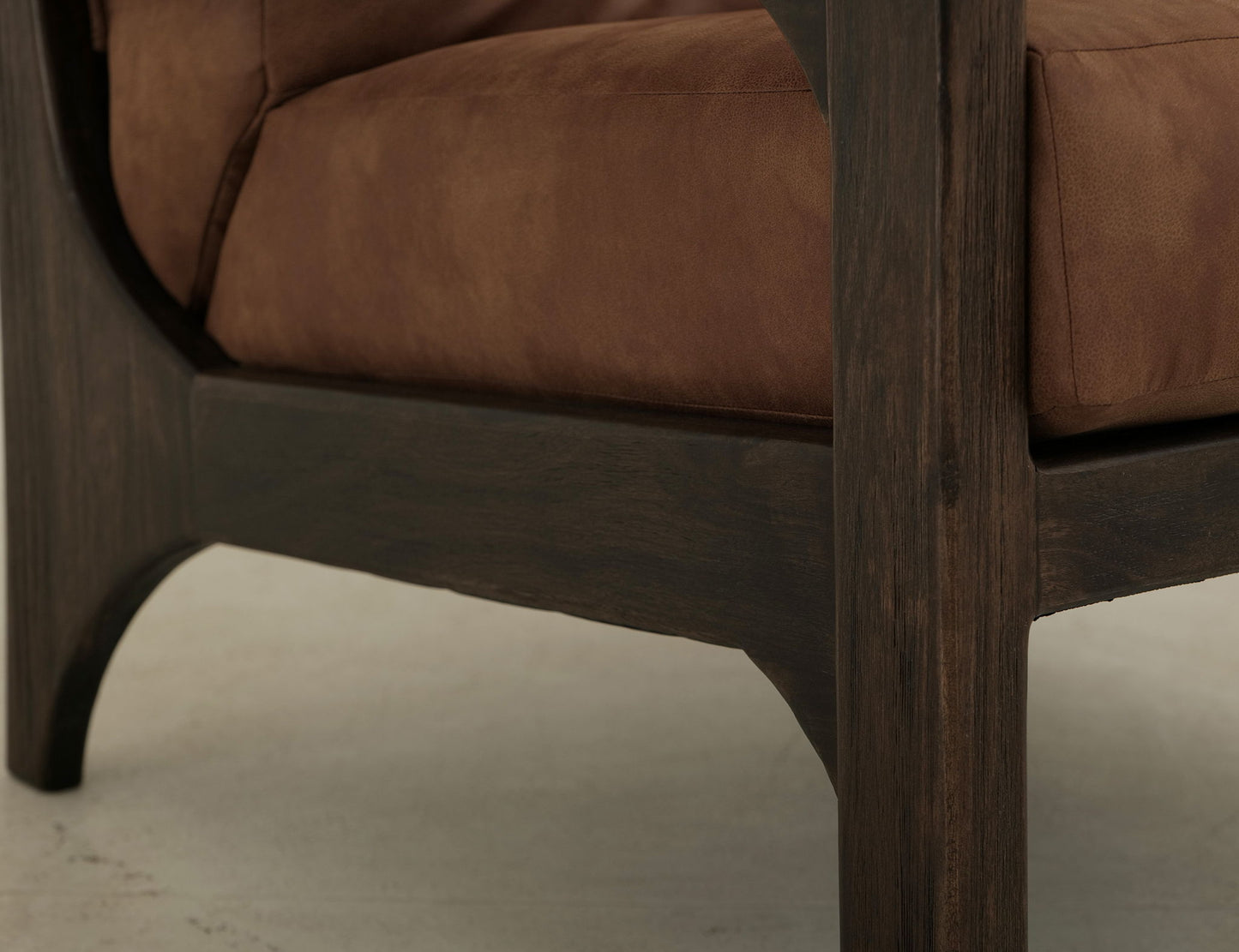 Balam - Upholstered Armchair - Woodsy Brown