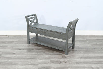 48" Accent Bench With Storage