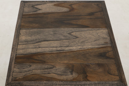 Dark Teak - Chairside Table - Oil Black