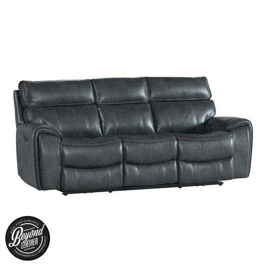 Summit - Dual-Power Sofa - Bolero Slate