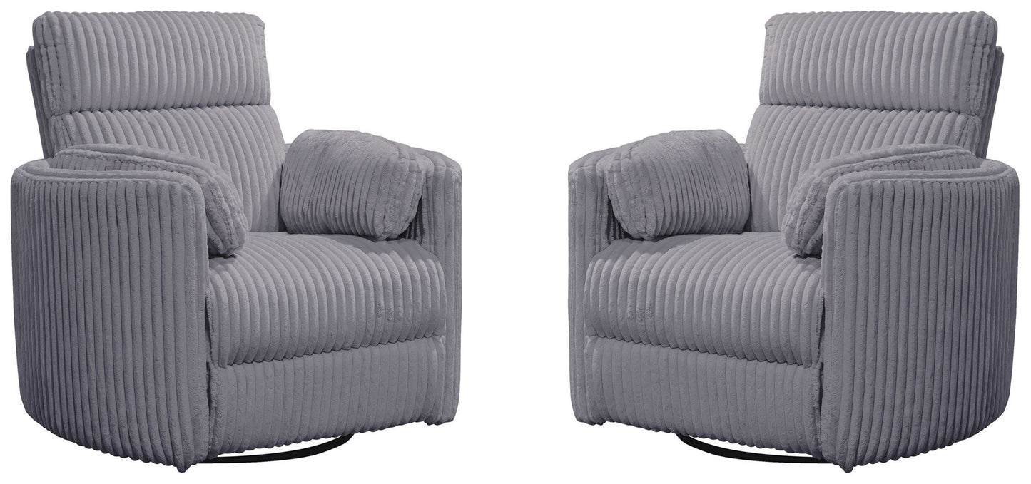 Radius - Power Swivel Glider Recliner (Set of 2)