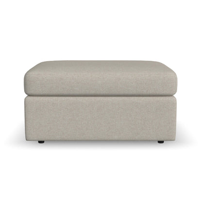 Sky - Fabric Stationary Square Cocktail Ottoman